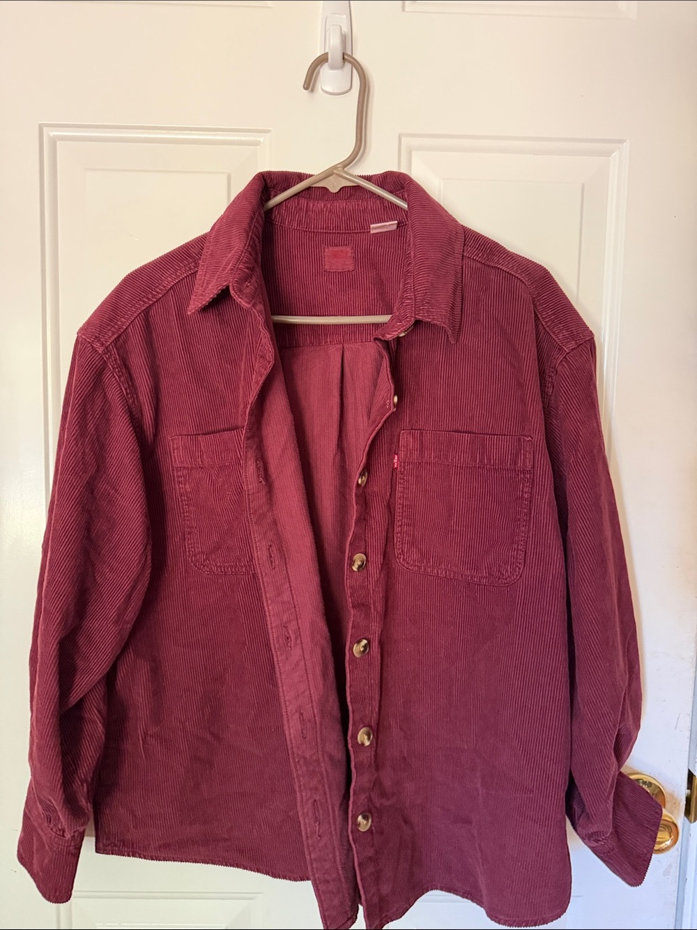 Levi's Corduroy Utility Jacket in Burgundy